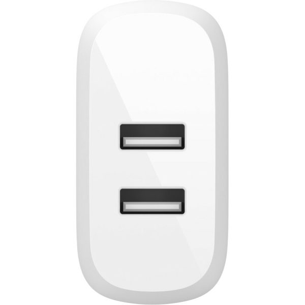 Belkin BoostCharge Dual USB-A Wall Charger 24W - Power Adapter - Image 3