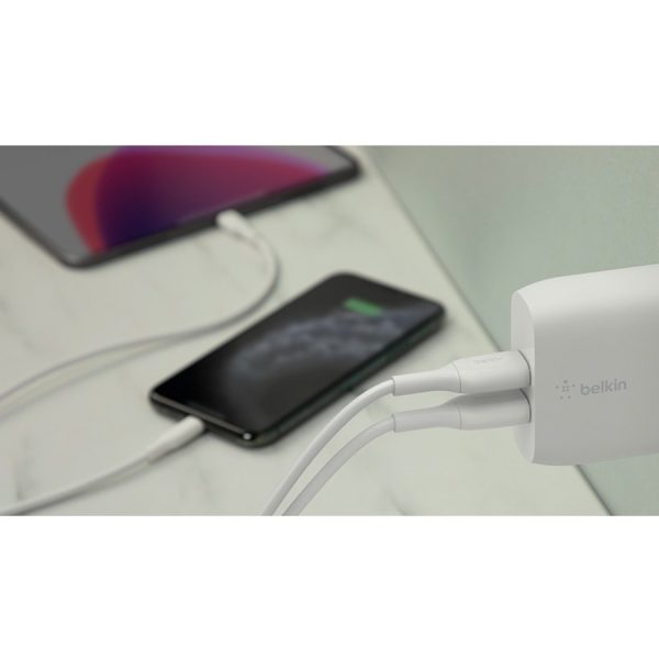 Belkin BoostCharge Dual USB-A Wall Charger 24W - Power Adapter - Image 4