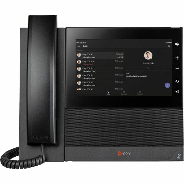 Poly CCX 600 Business Media Phone for Microsoft Teams and PoE-enabled GSA/TAA - Image 8