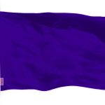 G128 Solid Violet Color Flag | 2x3 Ft | LiteWeave Pro Series Printed 150D Polyester | Indoor/Outdoor, Vibrant Colors, Brass Grommets, Thicker and More Durable Than 100D 75D Polyester