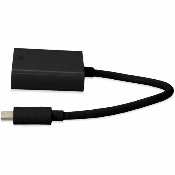 AddOn 20cm (8in) USB 3.1 Type (C) Male to HDMI Female Black Adapter Cable - Image 2