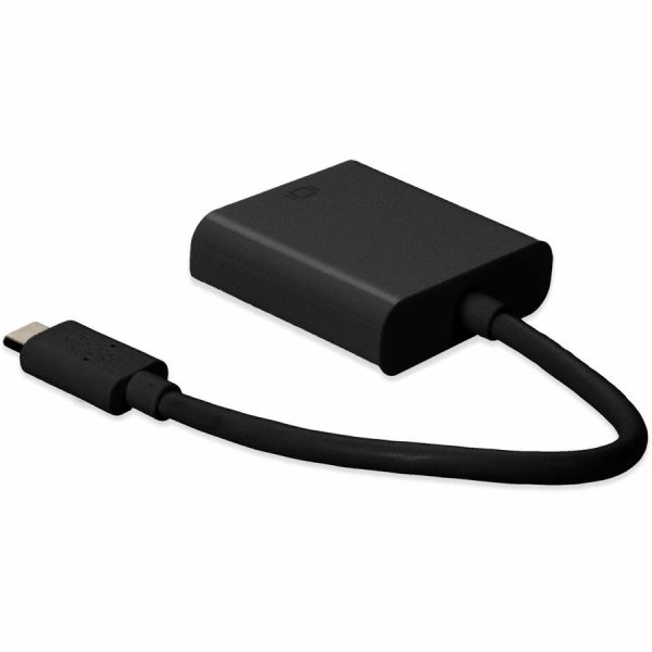 AddOn 20cm (8in) USB 3.1 Type (C) Male to HDMI Female Black Adapter Cable - Image 3
