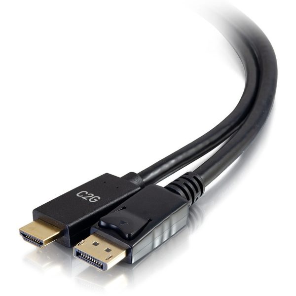 C2G 3ft DisplayPort to HDMI Cable - DP to HDMI Adapter Cable - DisplayPort 1.2a HDMI 1.4b - 4K 30Hz - M/M - Image 5