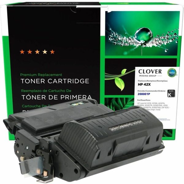 Clover Imaging Remanufactured High Yield Toner Cartridge for HP 42X (Q5942X)