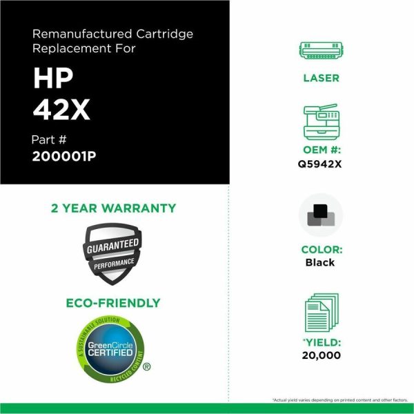 Clover Imaging Remanufactured High Yield Toner Cartridge for HP 42X (Q5942X) - Image 3
