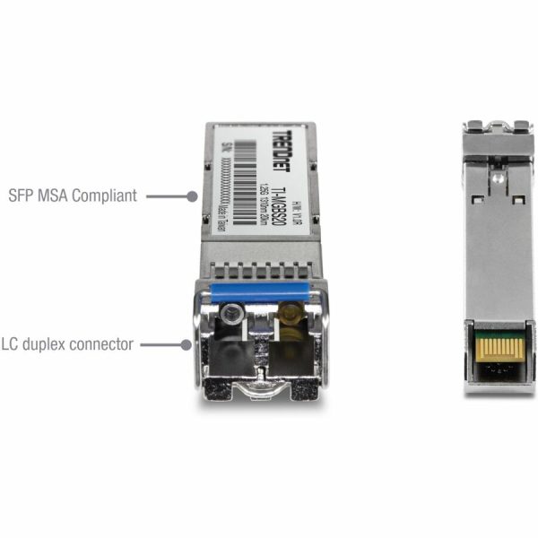 TRENDnet TI-MGBS20, 1000Base-LX Industrial SFP Single- Mode LC Module (20km), Lifetime Protection - Image 4