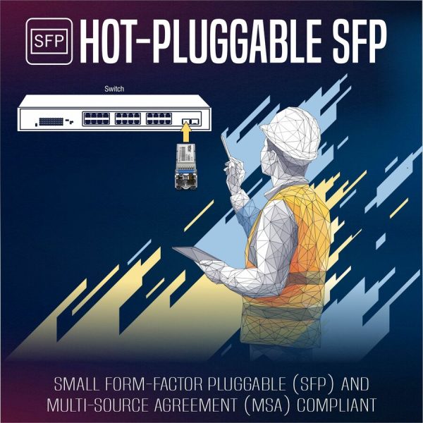 TRENDnet TI-MGBS20, 1000Base-LX Industrial SFP Single- Mode LC Module (20km), Lifetime Protection - Image 10