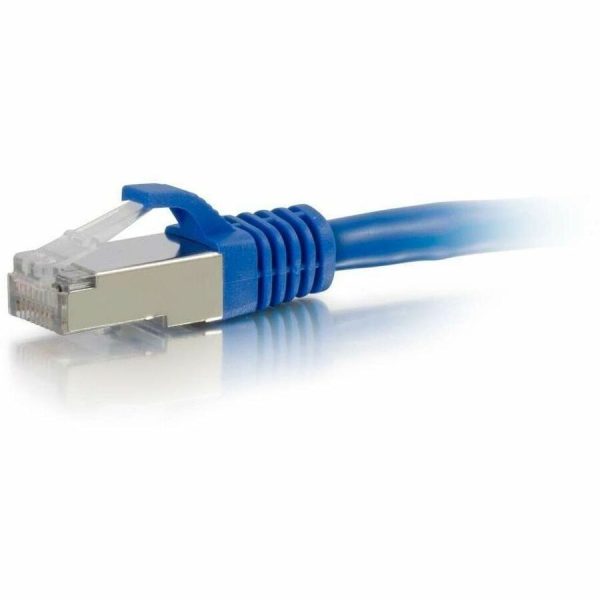 C2G 10ft Cat6a Snagless Shielded (STP) Network Patch Cable - Blue - Image 2