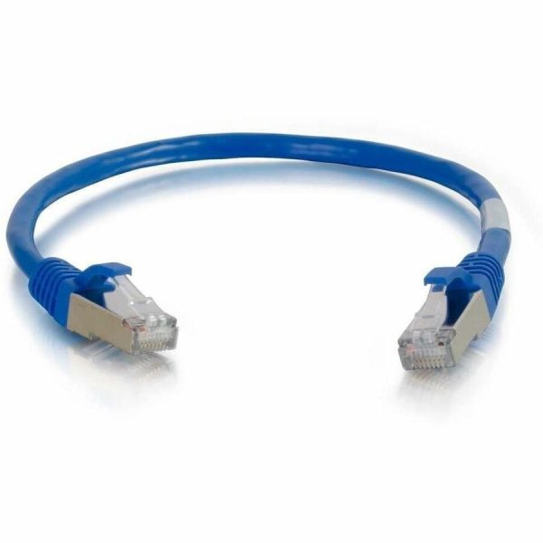 C2G 10ft Cat6a Snagless Shielded (STP) Network Patch Cable - Blue - Image 3