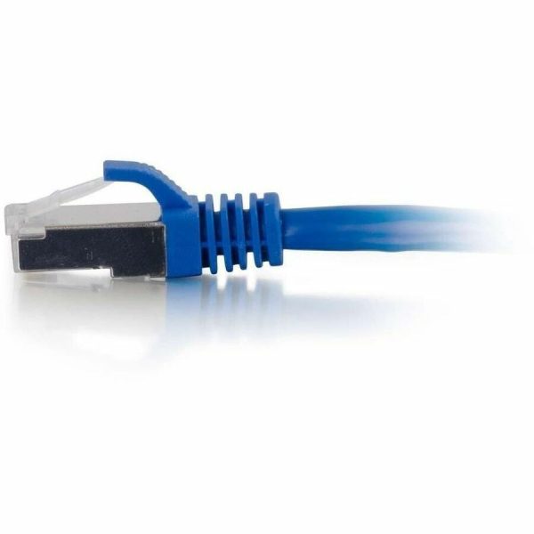 C2G 10ft Cat6a Snagless Shielded (STP) Network Patch Cable - Blue - Image 4