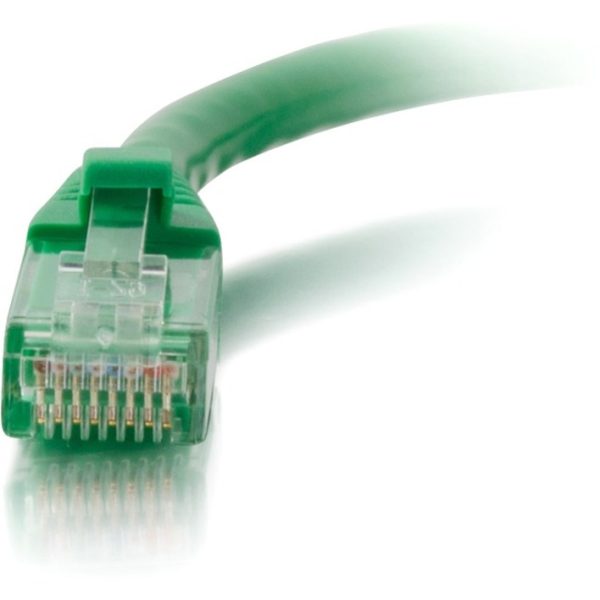 C2G 6in Cat6 Ethernet Cable - Snagless Unshielded (UTP) - Green - Image 3