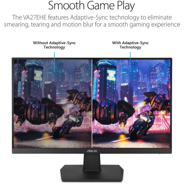 Asus VA27EHE 27" Class Full HD Gaming LCD Monitor - 16:9 - Black - Image 4
