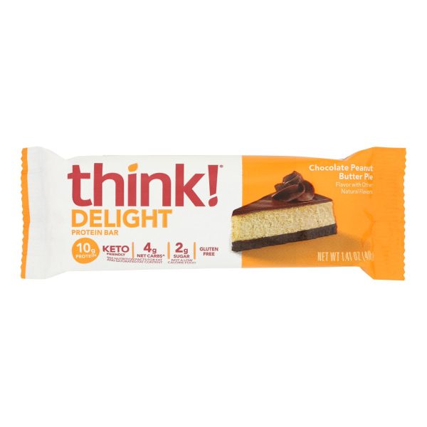 Think! Thin - Bar Keto Prtn Choc Pb Pie - CS of 10-1.41 OZ