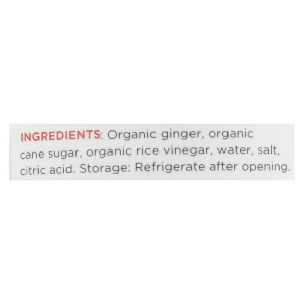 The Ginger People Organic Pickled - Case of 12 - 6.7 oz. - Image 2