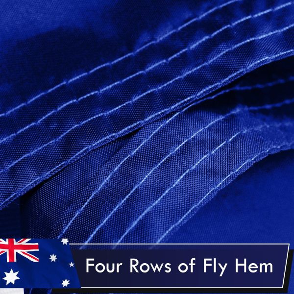 G128 Combo Pack: USA American Flag 3x5 Ft 75D Printed Stars & Australia (Australian) Flag 3x5 Ft 75D Printed - Image 5
