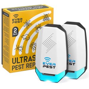 Ultrasonic Pest Conttol Plug in 2 Pack  Electronic Insect Defender   Roach Bed Bug Mouse Mosquito   Indoor Reject   for Cockroach Ants Mice Fly Rat Bedbug Repellent