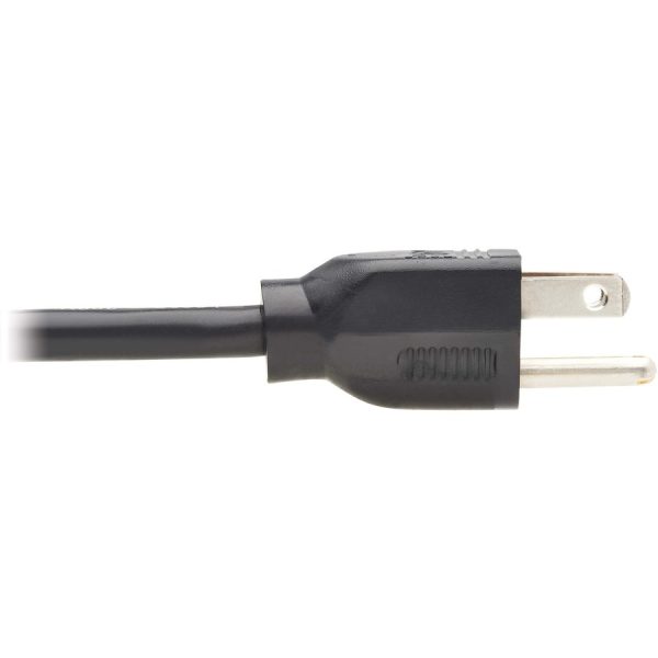 Eaton Tripp Lite Series Power Extension Cord, NEMA 5-15P to NEMA 5-15R - 13A, 120V, 16 AWG, 10 ft. (3 m), Black - Image 5