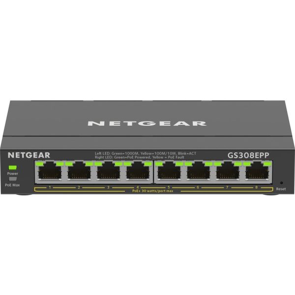 Netgear 8-Port Gigabit Ethernet PoE+ Smart Managed Plus Switch - Image 9