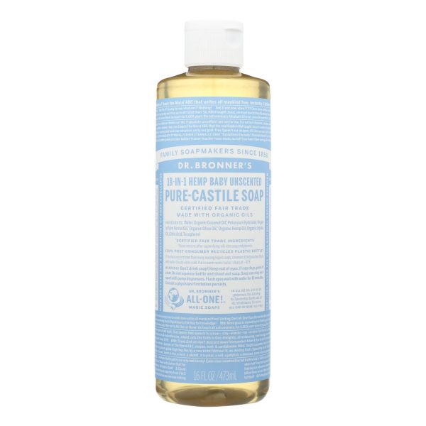 Dr. Bronner's - Castile Liquid Sp Baby - 1 Each-16 FZ