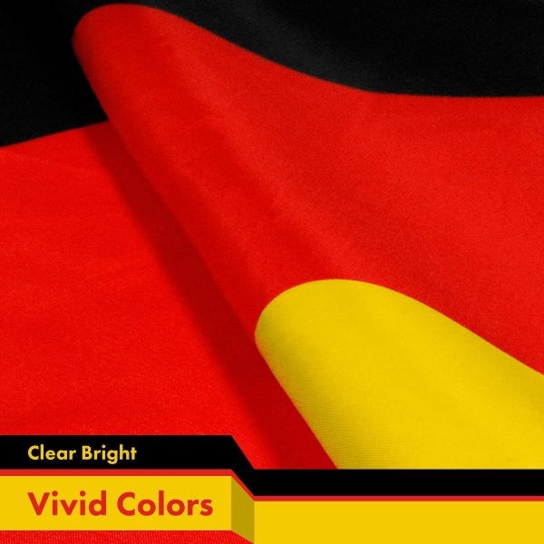 Germany (German) Flag 150D Printed Polyester 3x5 Ft - Image 3