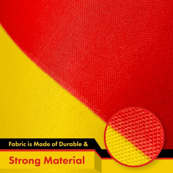 Germany (German) Flag 150D Printed Polyester 3x5 Ft - Image 4