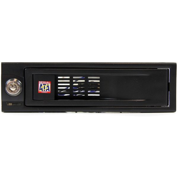 StarTech.com 5.25" Tray-Less SATA Hot-Swap Hard Drive Bay - Storage mobile rack - black - Image 2