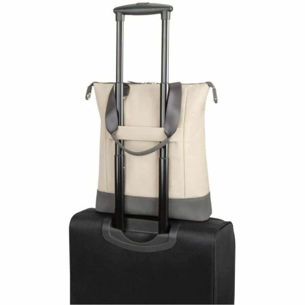 Targus Newport TBO00206GL Carrying Case (Tote) for 15" Notebook, Tablet, Accessories - Tan - Image 10