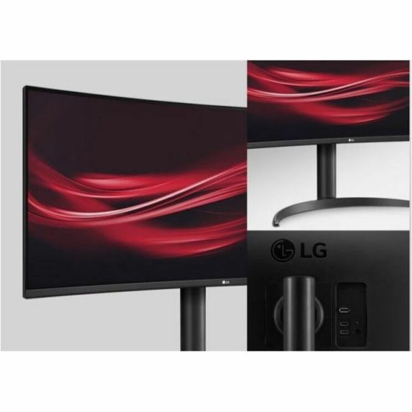 LG 34BP65C-B 34" Class UW-QHD Curved Screen LCD Monitor - Black - Image 7