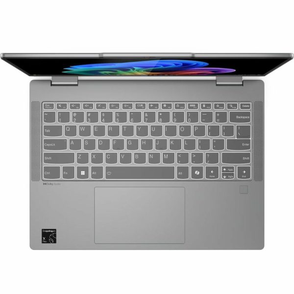 Lenovo IdeaPad 5 14Q8X9 83GH0000US 14" Touchscreen Convertible Copilot+ PC 2 in 1 Notebook - WUXGA - Qualcomm Snapdragon X Plus X1P-42-100 - 16 GB - 1 TB SSD - English Keyboard - Luna Gray - Image 2