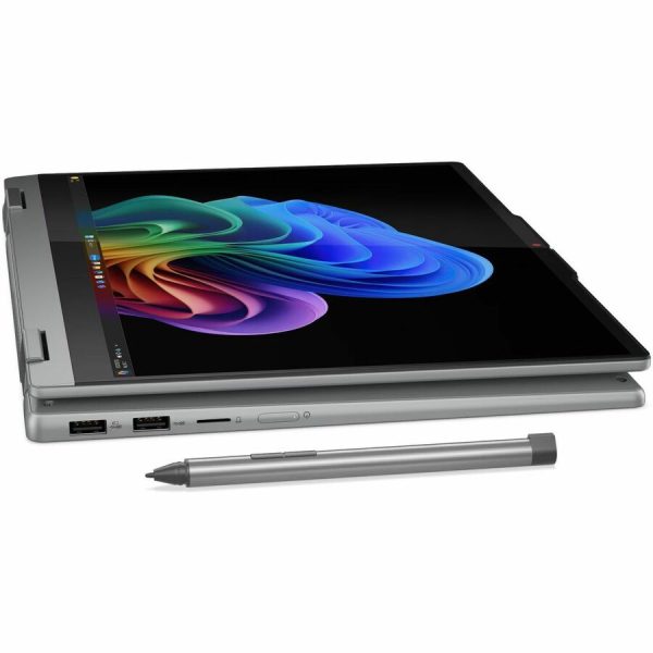 Lenovo IdeaPad 5 14Q8X9 83GH0000US 14" Touchscreen Convertible Copilot+ PC 2 in 1 Notebook - WUXGA - Qualcomm Snapdragon X Plus X1P-42-100 - 16 GB - 1 TB SSD - English Keyboard - Luna Gray - Image 4