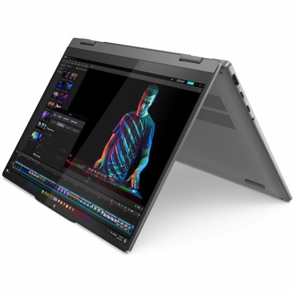 Lenovo IdeaPad 5 14Q8X9 83GH0000US 14" Touchscreen Convertible Copilot+ PC 2 in 1 Notebook - WUXGA - Qualcomm Snapdragon X Plus X1P-42-100 - 16 GB - 1 TB SSD - English Keyboard - Luna Gray - Image 8