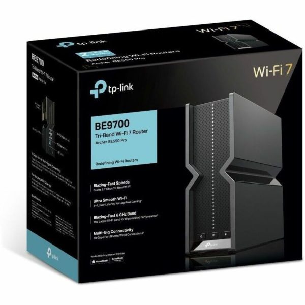 TP-Link Archer BE550 Pro Wi-Fi 7 IEEE 802.11be Ethernet Wireless Router - Image 2