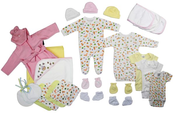 Newborn Baby Girls 25 Pc  Baby Shower Gift Set Ls_0119