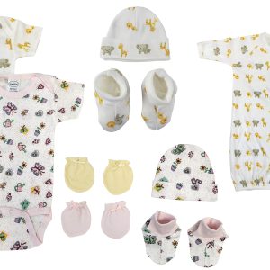 Newborn Baby Girl 9 Pc  Sets Nc_0631