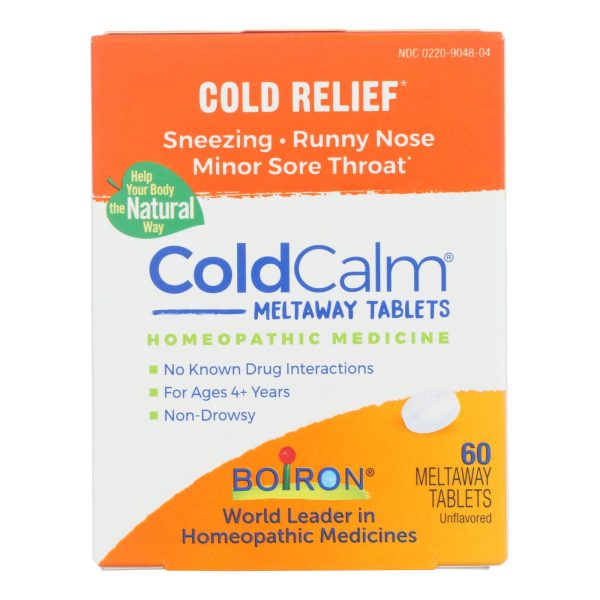Boiron - Coldcalm Cold - 60 Tablets - Image 2