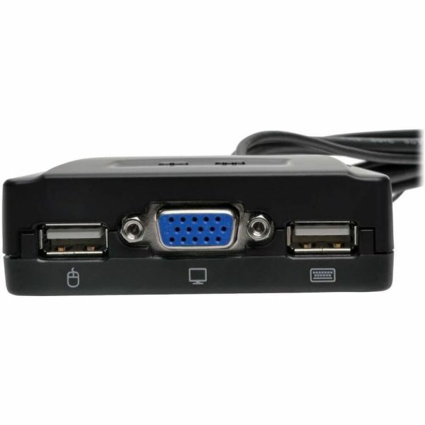 Eaton Tripp Lite Series 2-Port USB/VGA Cable KVM Switch with Cables and USB Peripheral Sharing - Image 2