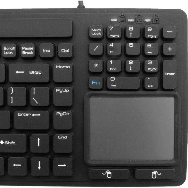 DSI Waterproof IP68 Wired Keyboard with Built-in Touchpad - Image 4