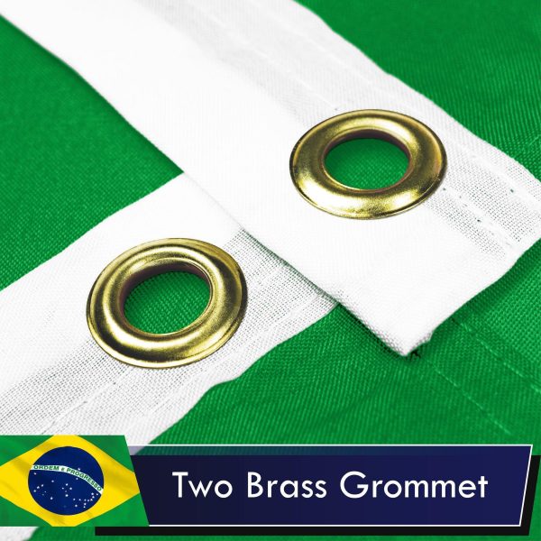 Brazil Brazilian Flag 3x5 Ft 10-Pack Printed Polyester By G128 - Image 2