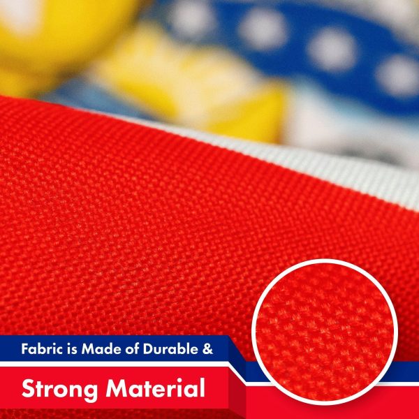Costa Rica Costa Rican Flag 3x5 Ft 3-Pack 150D Printed Polyester By G128 - Image 4