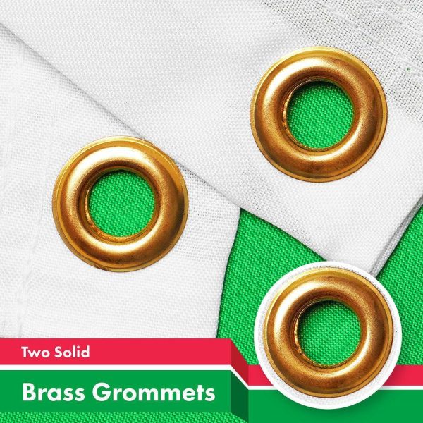 G128 Combo Pack: American USA Flag 3x5 Ft & UK Wales Flag 3x5 Ft, Both Printed 150D Polyester, Indoor/Outdoor, Brass Grommets - Image 3