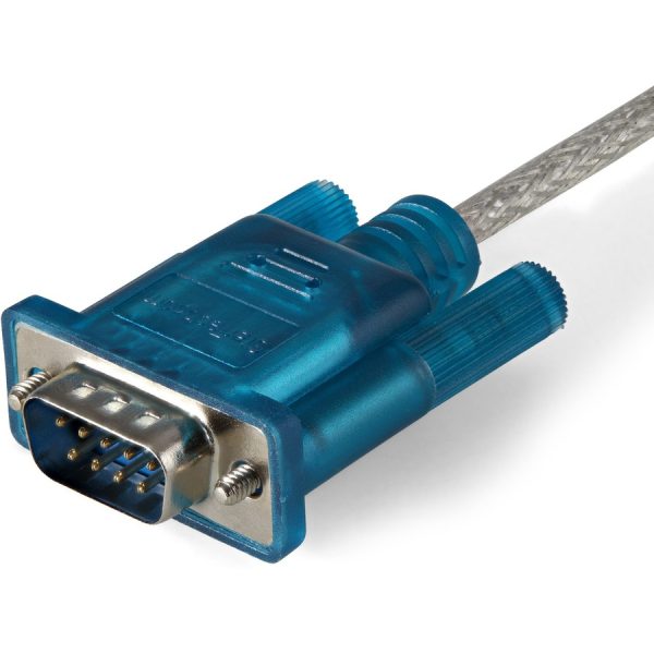 StarTech.com 3ft (91cm) 1-Port USB to RS232 DB9 Serial Adapter Cable, USB to Serial Adapter Cable - M/M - Image 3