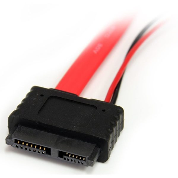 StarTech.com 12in Slimline SATA to SATA w/ LP4 Adapter - Image 2