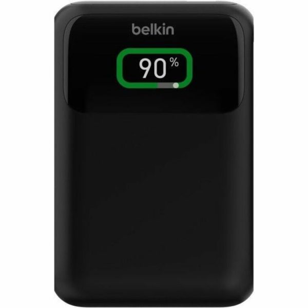 Belkin 65W 3-port USB Power Bank w/ Digital Display - 20K mAh - 2xUSB-C, 1xUSB-A - Portable Charger - w/ USB-C to USB-C Cable - Black - Image 5