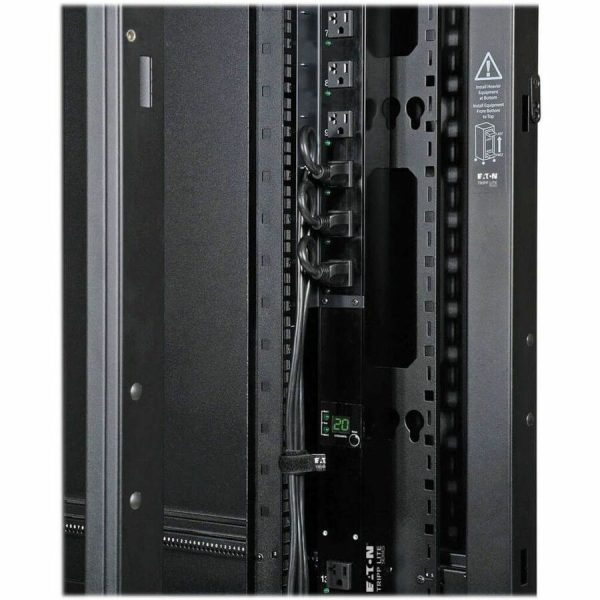Eaton Tripp Lite Series SmartRack 42U Standard-Depth Rack Enclosure Cabinet with Doors and Side Panels - Image 10