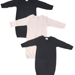 Newborn Baby Girl 3 Piece Gown Set Nc_0865