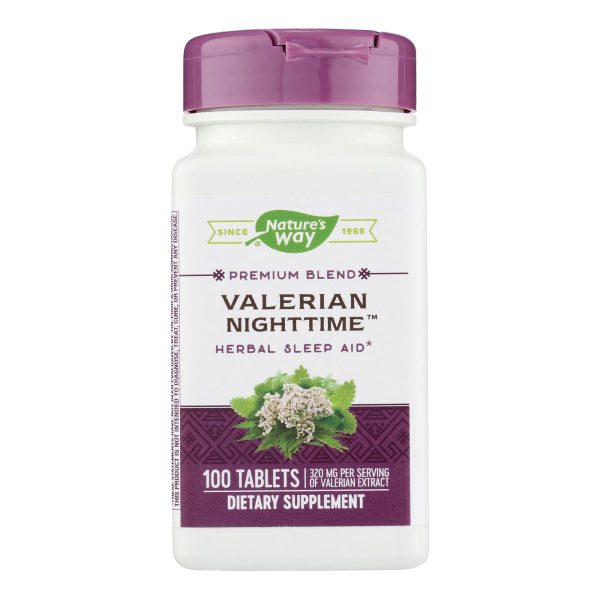 Nature's Way - Valerian Nighttime - 100 Tablets - Image 2