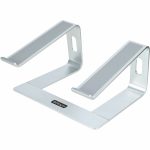 StarTech.com Laptop Stand for Desk, Supports 5kg / 11lb, Aluminum, Silver, Ergonomic Laptop Riser, Portable Laptop Holder for Desk