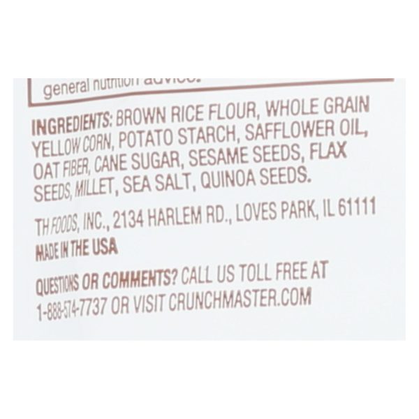 Crunchmaster - Multigrn Cracker Sea Salt - Case of 12 - 4 OZ - Image 2