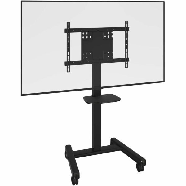 Chief Fit Mobile Cart - For 55-89 Inch Interactive Displays - Height Adjustable TV Mobile Cart - Black - Image 4
