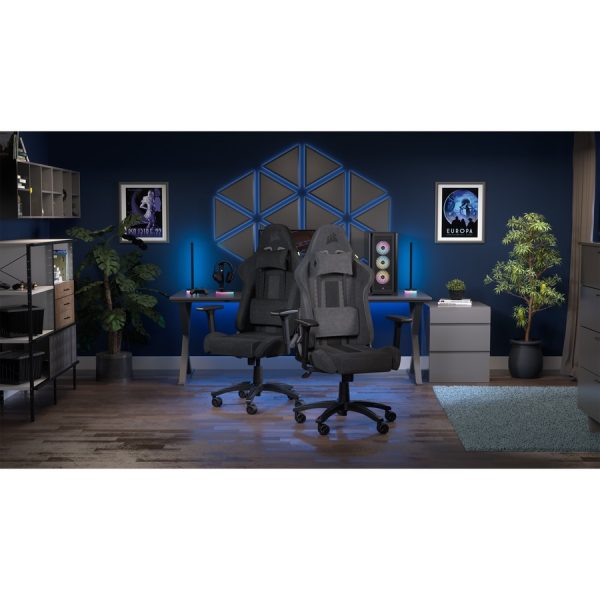 Corsair TC100 Relaxed Gaming Chair - Fabric - Image 9